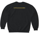 Carlos El Grande "Sonerito"&nbsp;, a Black Softstyle Crewneck Sweatshirt (back-view)