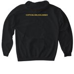 Carlos El Grande "Sonerito"&nbsp;, a Black Gildan Softstyle Pullover Hoodie (back-view)