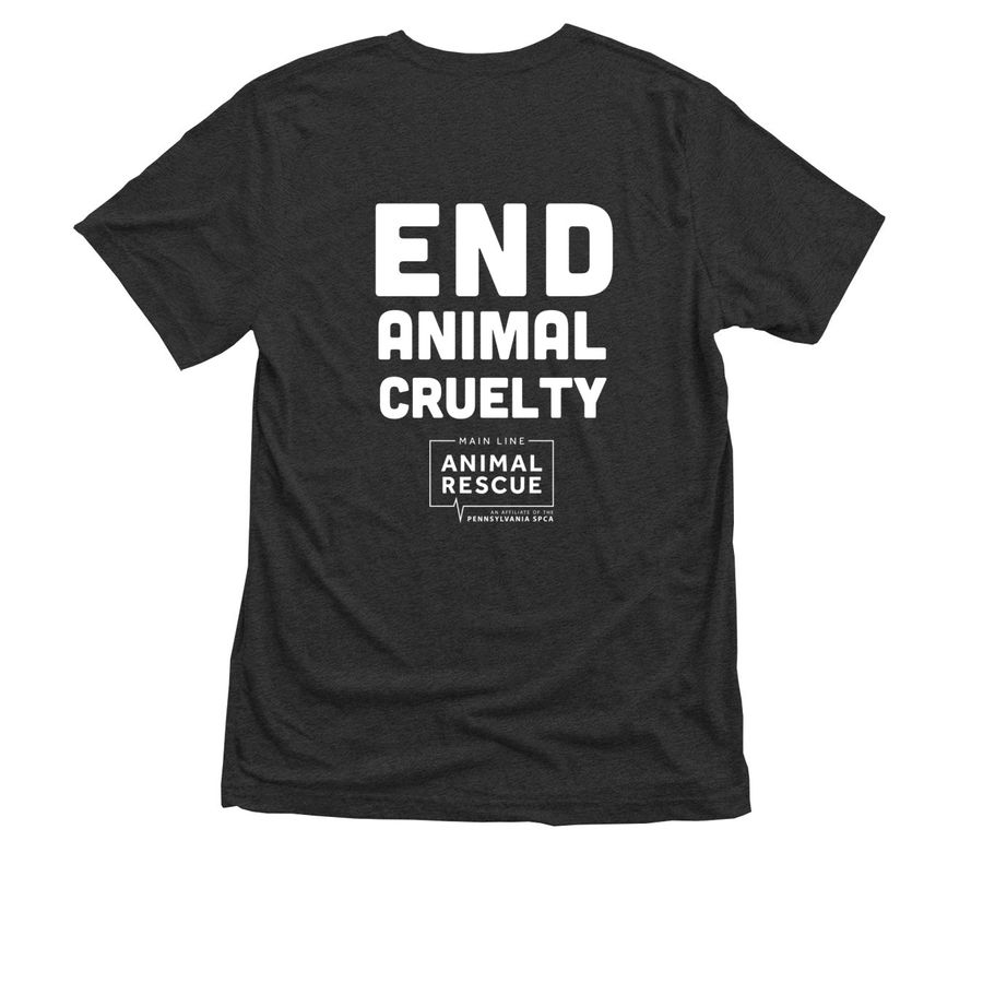 Rescue, PA&nbsp;, a Vintage Black Triblend Unisex Tee (back-view)