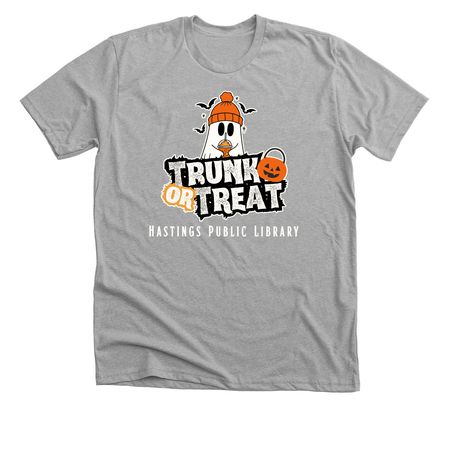 HPL Trunk or Treat, a Athletic Heather Premium Unisex Tee