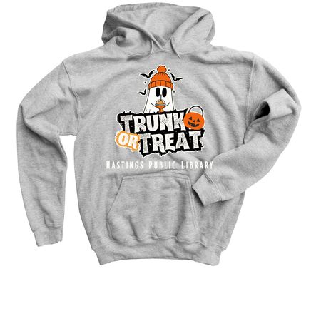 HPL Trunk or Treat, a Sport Grey Youth Pullover Hoodie