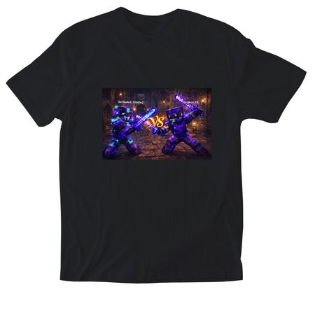 Dueling !, a Black Softstyle Cotton Tee