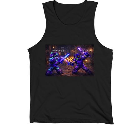 Dueling !, a Black Premium Cotton Tank