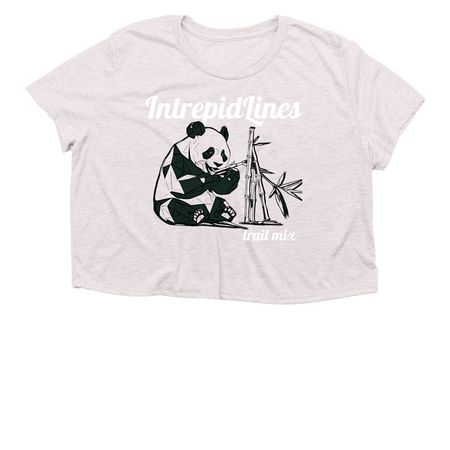 Trail Mix, a Heather Dust Women?s Flowy Cropped Tee