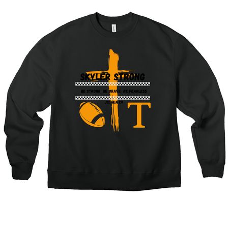 SKYLER STRONG DGBI MEDICAL TREATMENT'S, a Vintage Black Premium Heavyweight Crewneck Sweatshirt