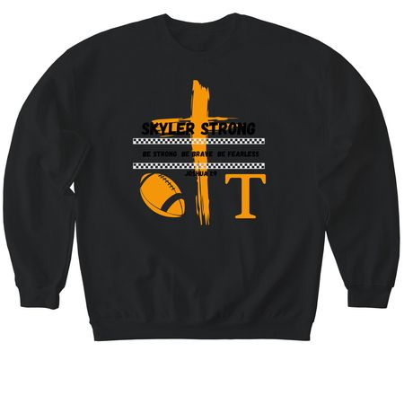 SKYLER STRONG DGBI MEDICAL TREATMENT'S, a Black Softstyle Crewneck Sweatshirt