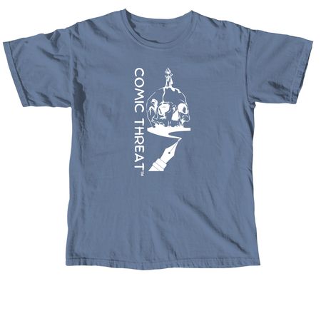 COMIC THREAT GEAR LINE, a Blue Jean Comfort Colors Unisex Tee