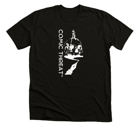 COMIC THREAT GEAR LINE, a Solid Black Blend Premium Unisex Tee