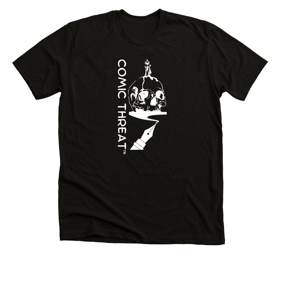 COMIC THREAT GEAR LINE, a Solid Black Blend Premium Unisex Tee