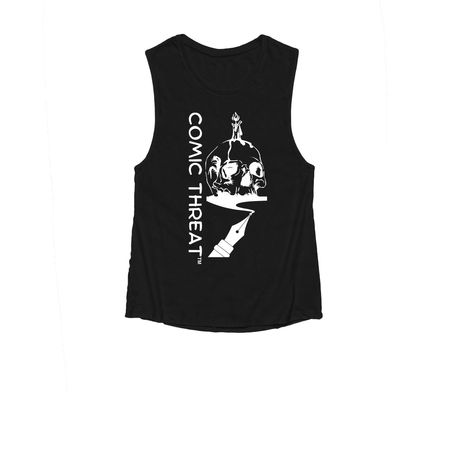 COMIC THREAT GEAR LINE, a Black Women's Muscle Tank