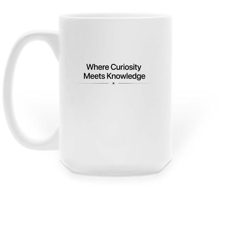 Moteventure 15oz White Mug ? Compass Edition, a White Large Coffee Mug (back-view)