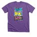 Love Serve Lead, a Heather Team Purple Premium Unisex Tee