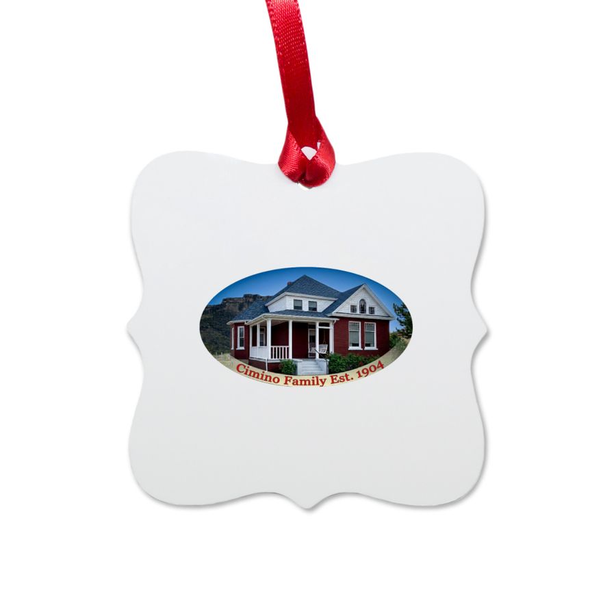 Cimino Family Reunion - Ornament, a White Aluminum Square Ornament