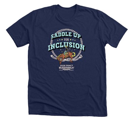 2026 DSACT Buddy Walk? T-Shirts, a Solid Navy Blend Premium Unisex Tee