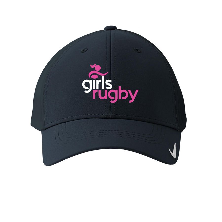 Girls Rugby Hats, a Navy Printed Nike Dri-FIT Legacy Performance Cap