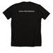COOHMP!, a Solid Black Blend Premium Unisex Tee (back-view)