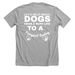 T-shirts for a dog rescue cause, a Athletic Heather Premium Unisex Tee (back-view)