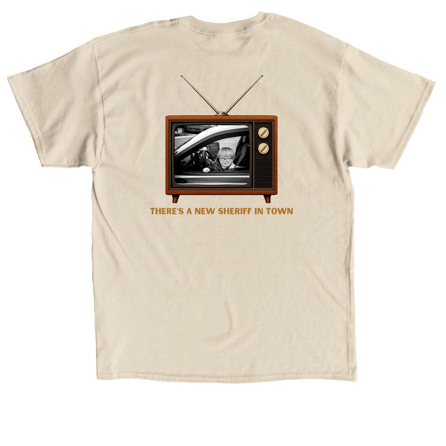 Jack Lushbough - LGJ Round, a Sand Classic Unisex Tee (back-view)