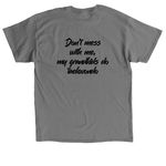 My Grandkids Do Taekwondo&nbsp;, a Charcoal Classic Unisex Tee (back-view)