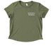 ESBA Logo Shirts (back), a Olive You Green Allmade Eco Triblend Women?s Scoop Neck Tee