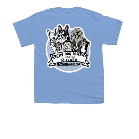 Give a Dog a Chance - Kids!, a Carolina Blue Youth Unisex Tee