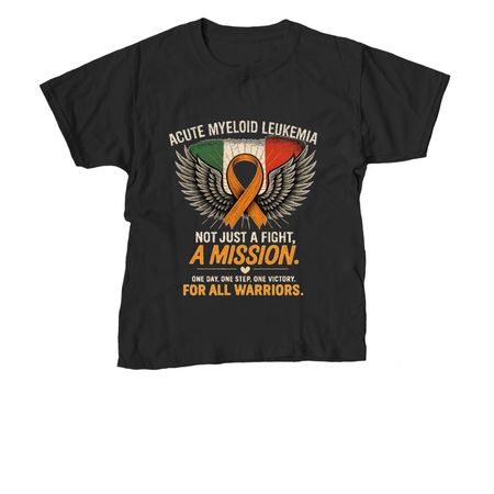 AML Warriors: Not Just a Fight, A Mission, a Black Youth Unisex Tee