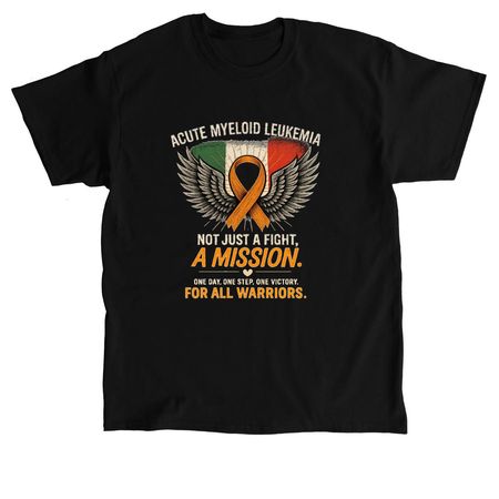 AML Warriors: Not Just a Fight, A Mission, a Black Classic Unisex Tee