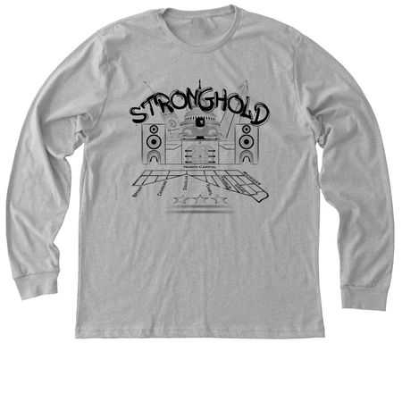 McMillan Sound System (Long-sleeve Tee), a Athletic Heather Premium Long Sleeve Tee