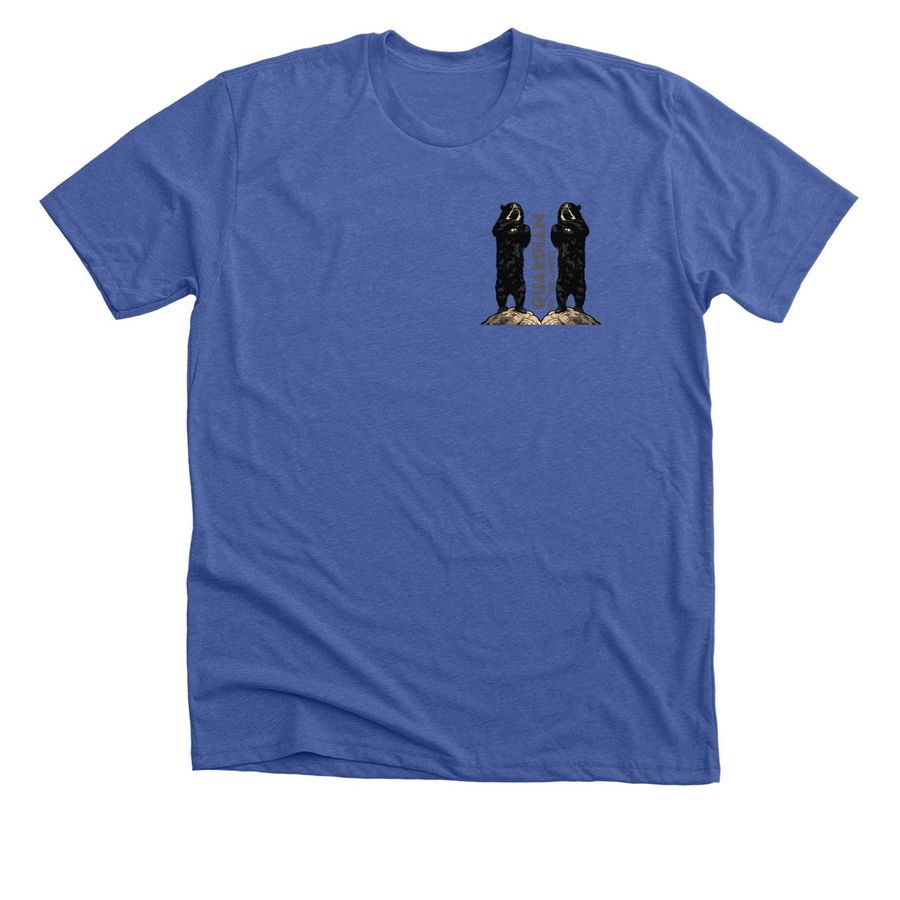 Guardian of the Andes, a Solid True Royal Premium Unisex Tee
