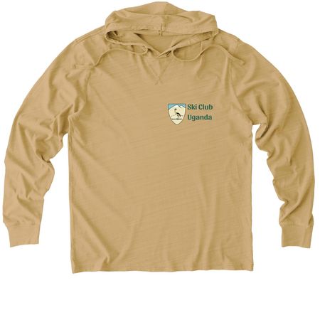 Apparel - Green Text, a Golden Wheat Allmade Organic Cotton Mineral Dye Hoodie Tee