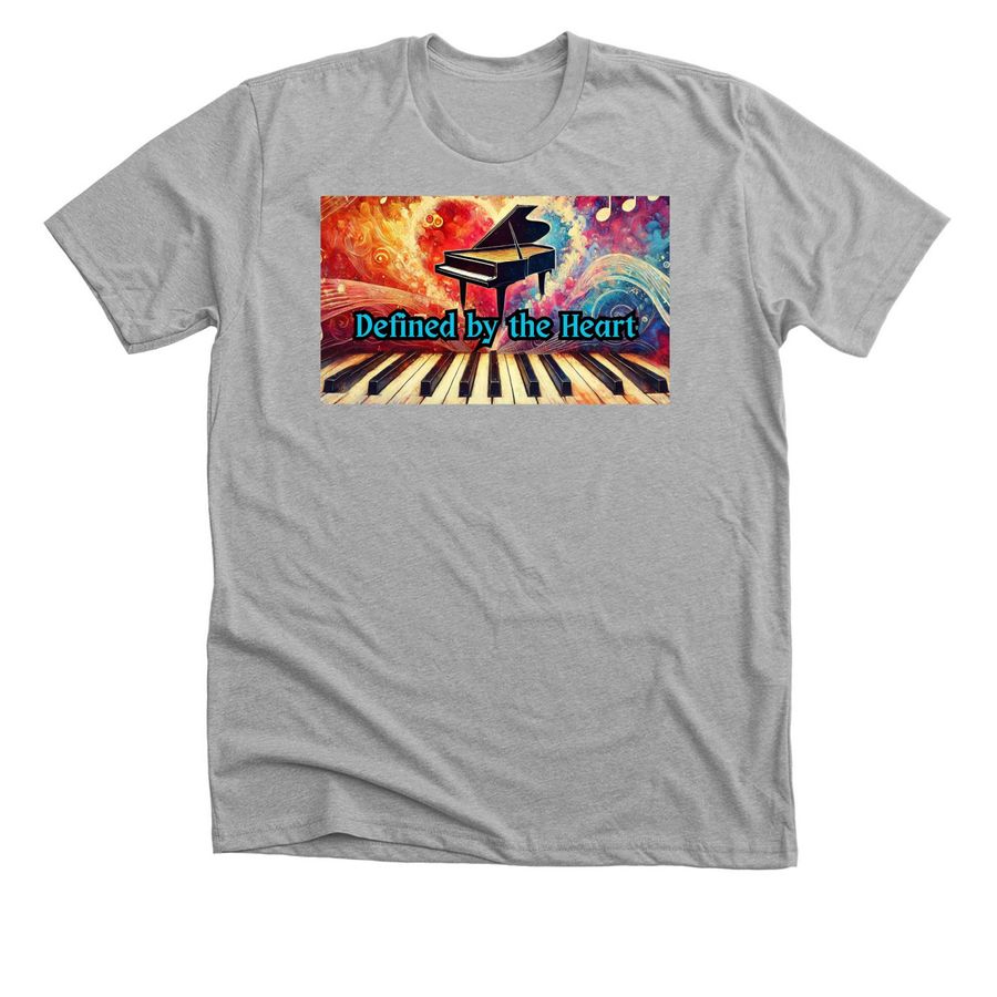 Defined by the Heart ? Music Collection, a Athletic Heather Premium Unisex Tee