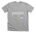 protect lgbtq+ rights, a Athletic Heather Premium Unisex Tee