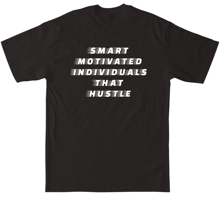 S.M.I.T.H, a Black Tall Classic Unisex Tee (back-view)