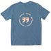 H.Y.P.E. Season 26-27, a Indigo Blue Softstyle Cotton Tee (back-view)