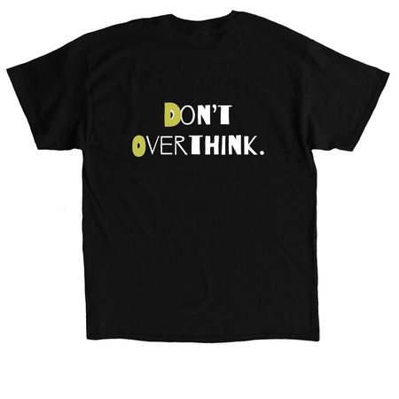 MaDDtimes Anxiety&nbsp;, a Black Classic Unisex Tee (back-view)