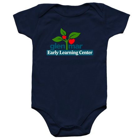 Glen Mar Babies, a Navy Infant Onesie