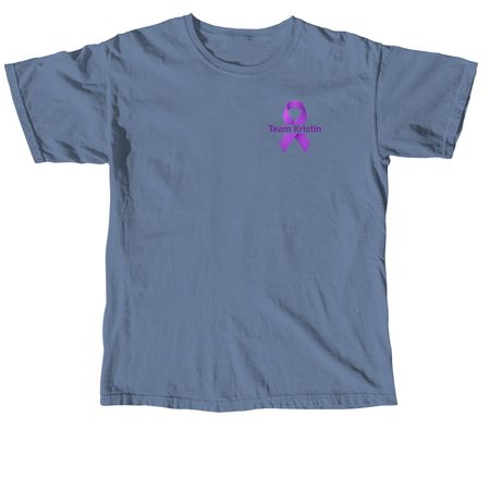 Team Kristin, a Blue Jean Comfort Colors Unisex Tee