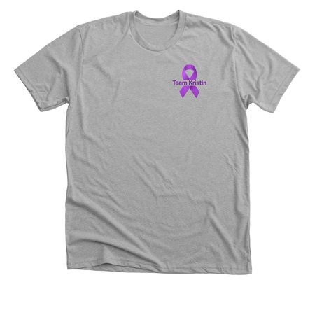 Team Kristin, a Athletic Heather Premium Unisex Tee