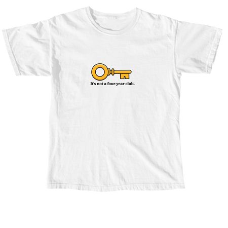 Key Life, a White Comfort Colors Unisex Tee