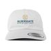 Aldersgate Vertical Logo, a White Printed Classic Baseball Cap