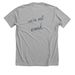 Going on a Dissertation Hunt (take 2), a Athletic Heather Premium Unisex Tee (back-view)