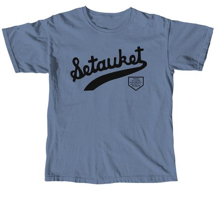 Setauket Baseball Replica T-Shirt, a Blue Jean Comfort Colors Unisex Tee