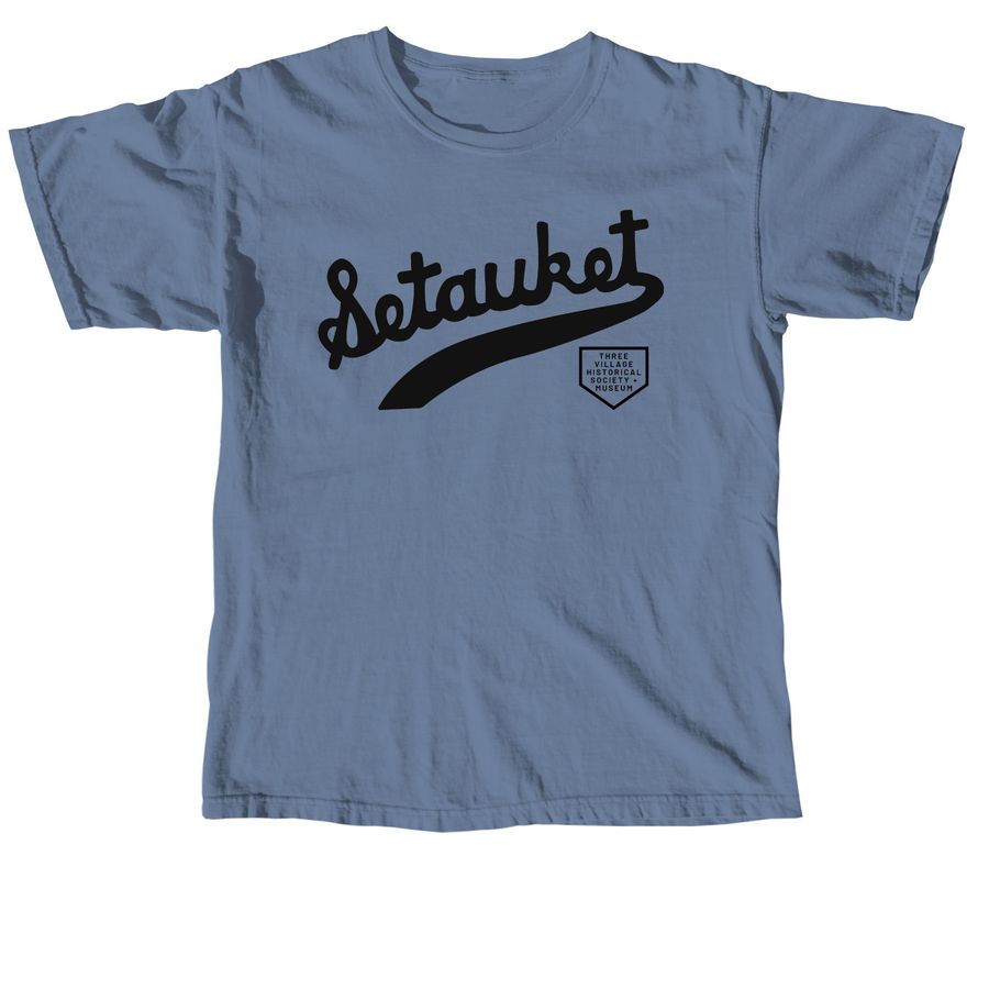 Setauket Baseball Replica T-Shirt, a Blue Jean Comfort Colors Unisex Tee