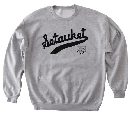 Setauket Baseball Replica T-Shirt, a Sport Grey Softstyle Crewneck Sweatshirt