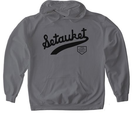 Setauket Baseball Replica T-Shirt, a Charcoal Gildan Softstyle Pullover Hoodie