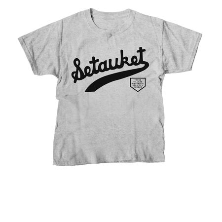 Setauket Baseball Replica T-Shirt, a Sport Grey Youth Unisex Tee