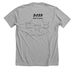 Official 2026 Memory Lane Apparel, a Athletic Heather Premium Unisex Tee (back-view)