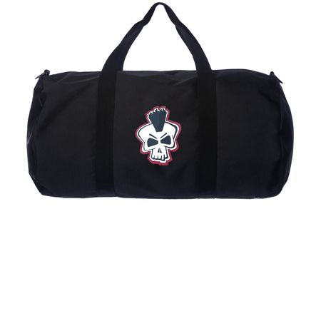 Irate Mohawk Logo Bag, a Black Day Tripper Duffel Bag