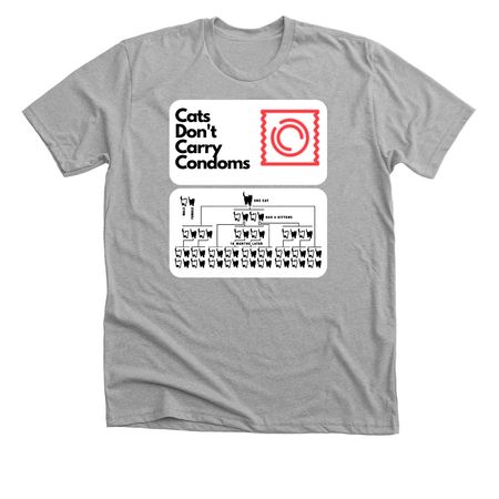 Spay and neuter, a Athletic Heather Premium Unisex Tee