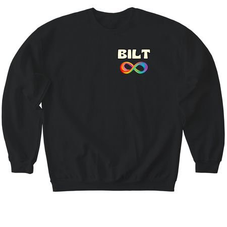 See the Able, Not the Label!, a Black Softstyle Crewneck Sweatshirt